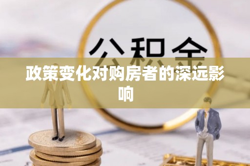 同德政策变化对购房者的深远影响
